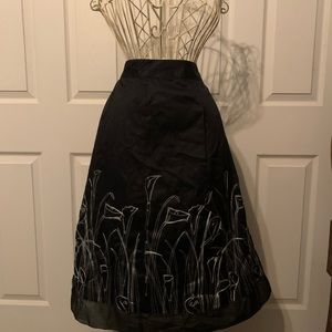 Coldwater creek black skirt size PL